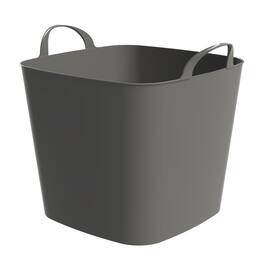Life Story - 26 Quart Flexi Tub, Versatile Storage Tote, Home Organizer - Gray