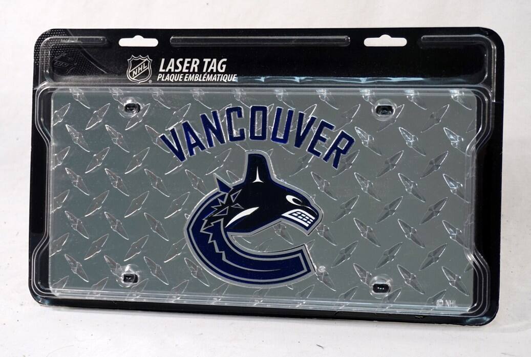NHL Laser Tag Plaque Emblématique Vancouver