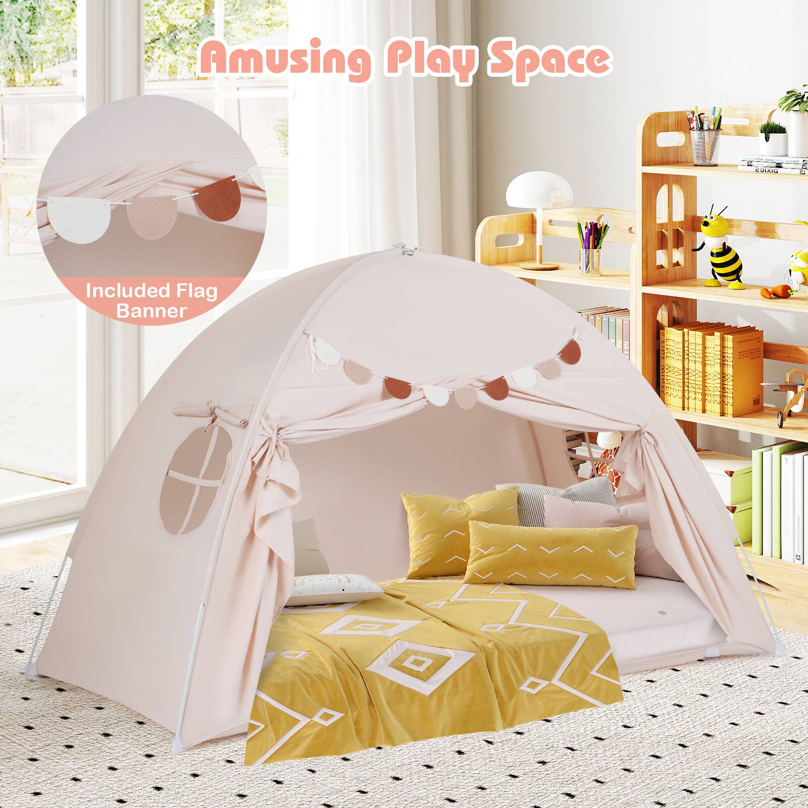 Amusing Play Space - COEO Included Flag Banner