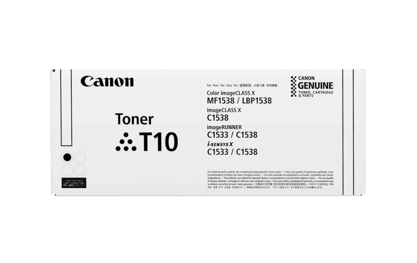 Canon - 4566C001 T10 Original Toner Cartridge, Black