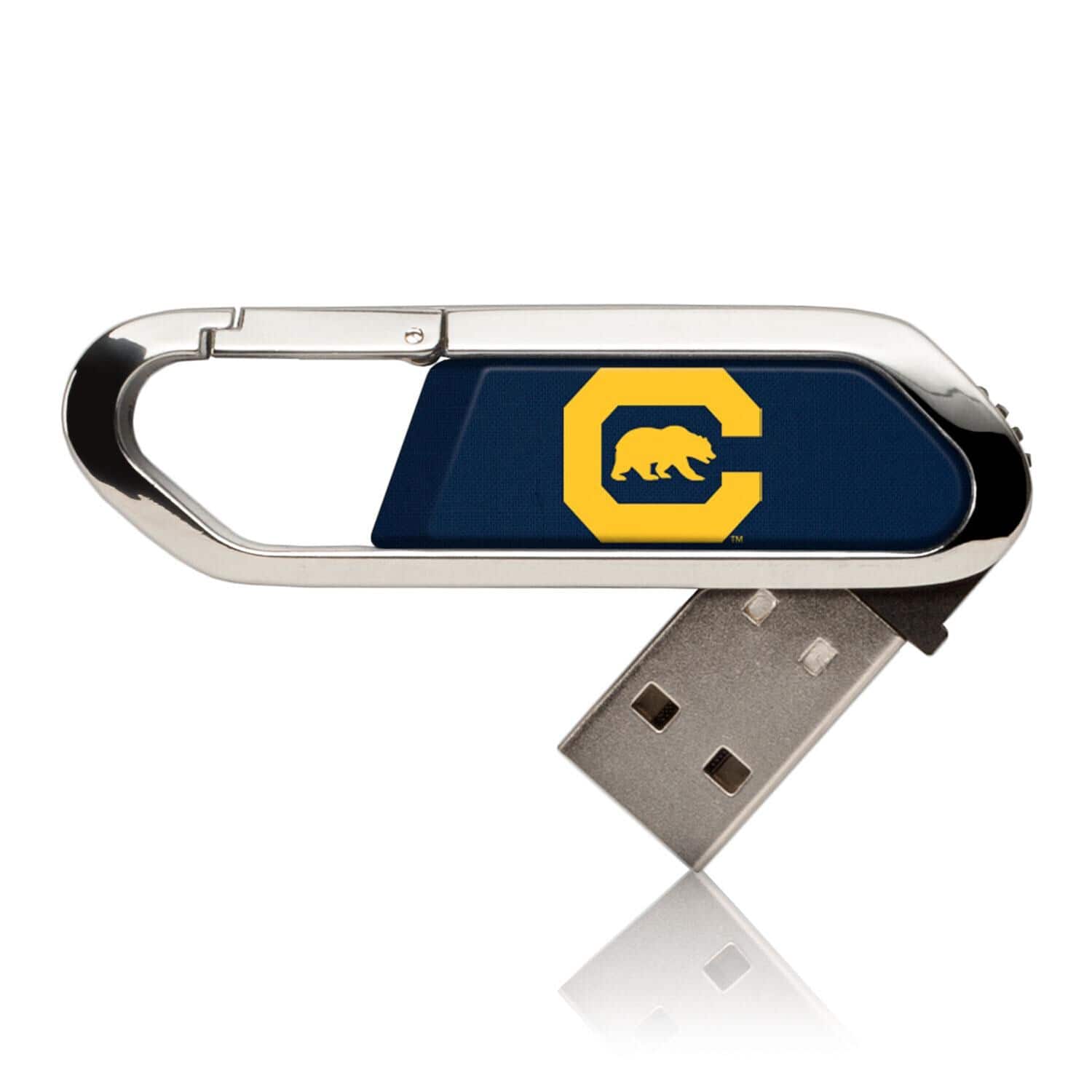 Keyscaper - Cal Bears Solid 32GB Clip USB Flash Drive - Multicolor