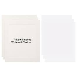 Unique Bargains - 3pcs Cardboard Picture Frame, 9.8x11.8 Inch Photo Wall Display Paper Frame with Clear Film for Artwork - White Linen