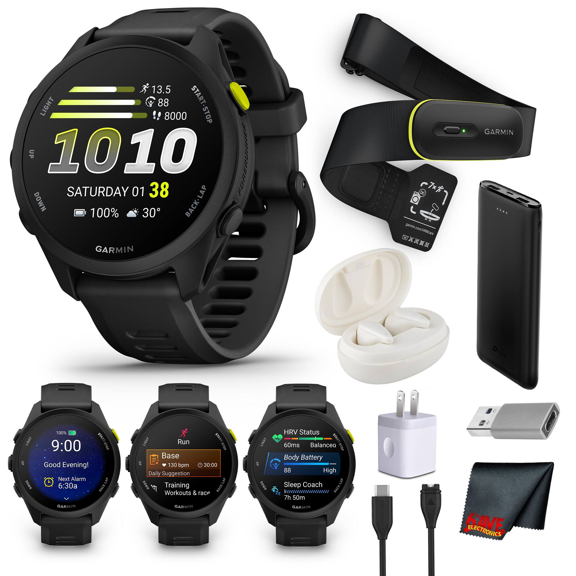 13.5 LIGHT 88 START-STOP 8000 STOP UP 1010 SATURDAY 01 88 DOWN 100% 30 BACK-LAP GARMIN 7x - - X GARMIN Do T00% I 9:00 i Good Evening! Next Alarm 6:30a BAINLEP I SARIN LISN Ruin mn i Base 130 bom 30:00 Daily Suggestion .. I  Training I Workouts & race GABUIN LIT  HRV Status I 60ms Balanceo I Body Battery 88 High Sleep Coach BAIELAD  7h 50m SARUIT KAVE ELECTRONICS