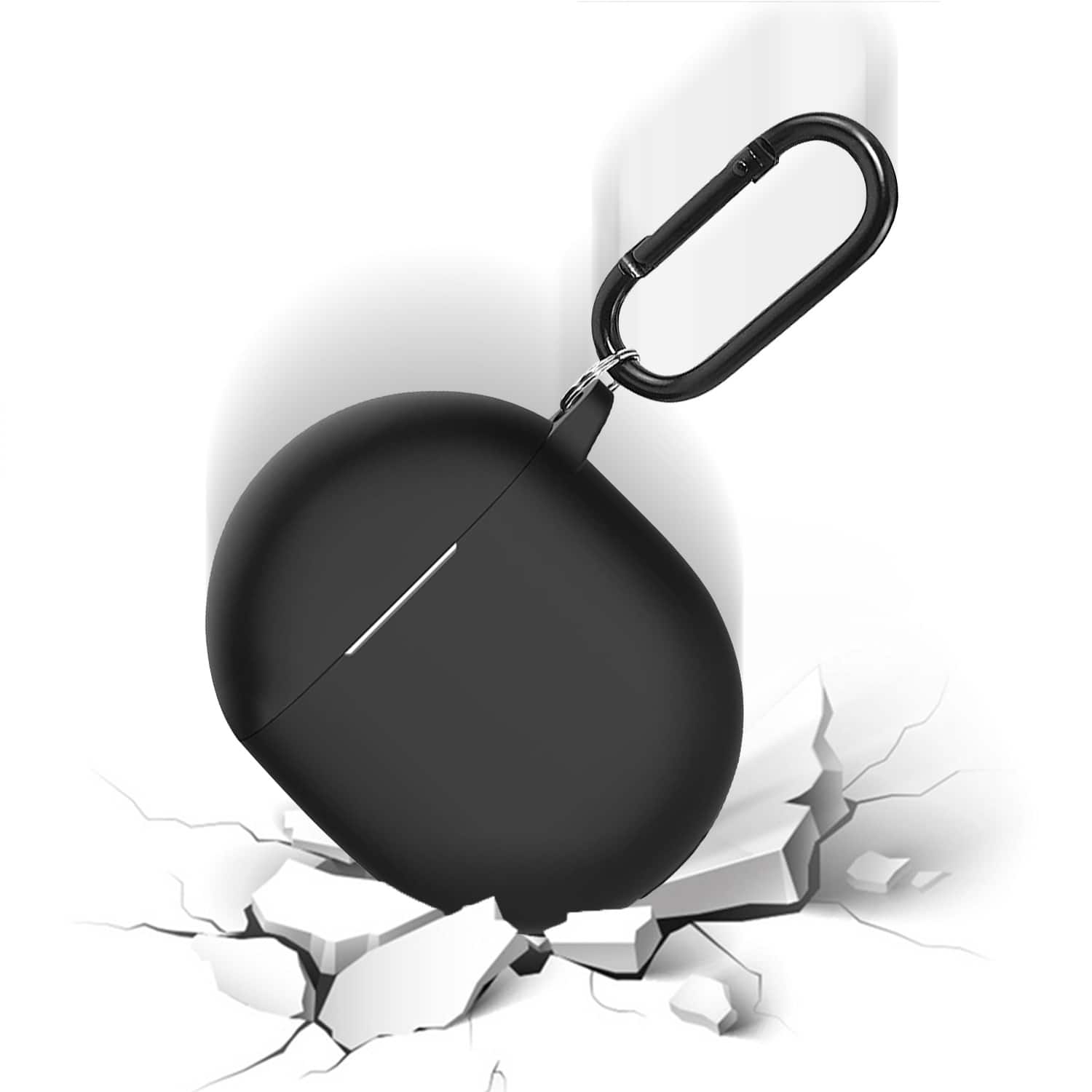 Alt View 14. SaharaCase - Anti-Slip Silicone Case for Google Pixel Buds Pro 2 Headphones - Black.