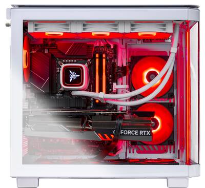 Skytech Gaming - KING95 Gaming PC - AMD Ryzen 7 9700X - 32GB Memory - NVIDIA RTX Geforce 5070 - 2TB NVMe SSD - White