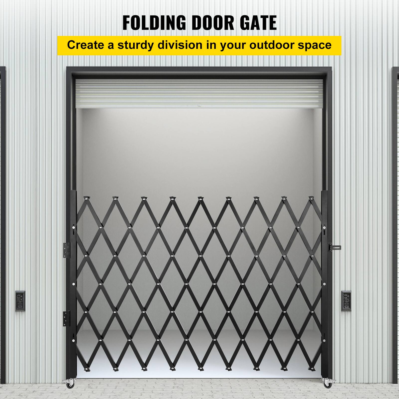 FOLDING DOOR GATE  
Create a sturdy division in your outdoor space