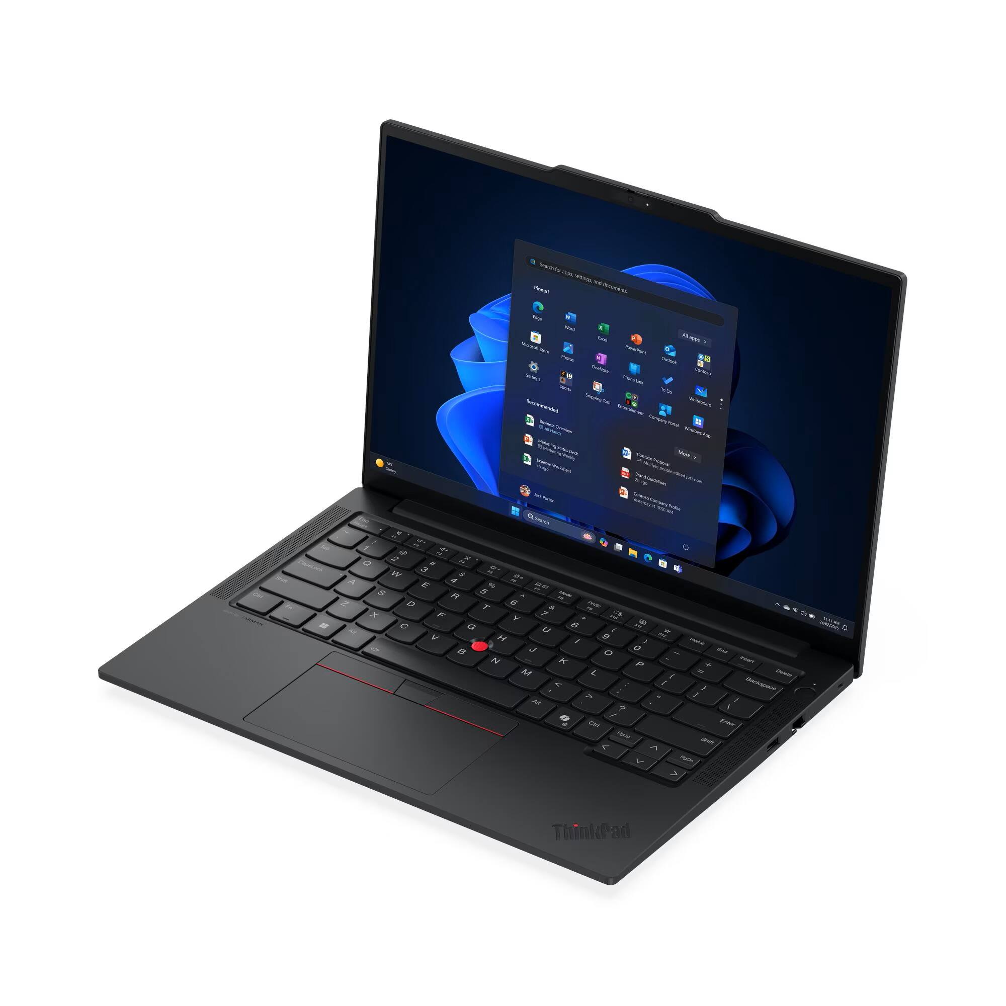 Back. Lenovo - Lenovo - ThinkPad E14 Gen 7 AI PC 14" Laptop - AMD Ryzen 5 230 with 16GB Memory - 256GB SSD - Black.