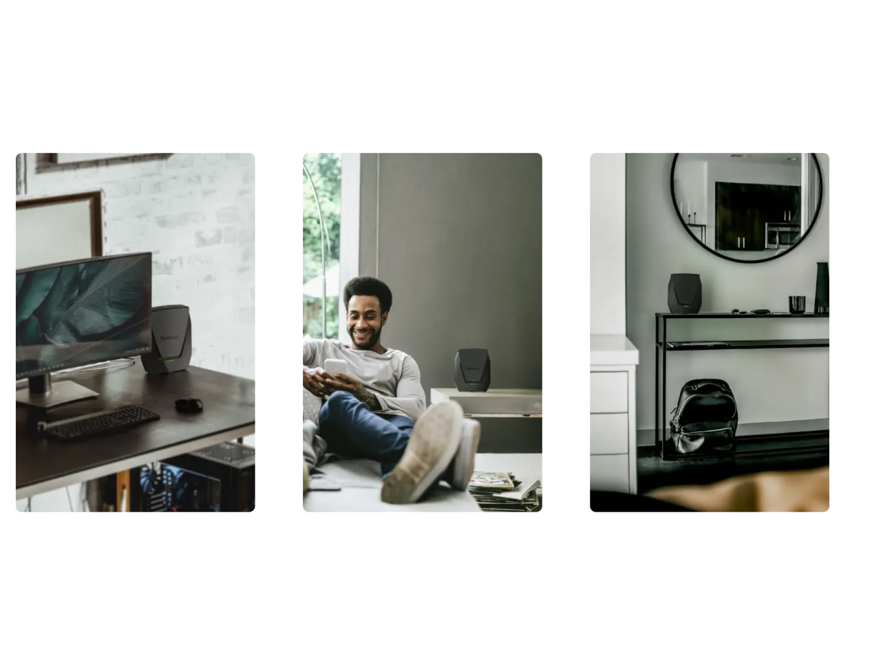 Alt View 7. Synology - Synology Dual-band Wi-Fi 6 Router WRX560 - Black.