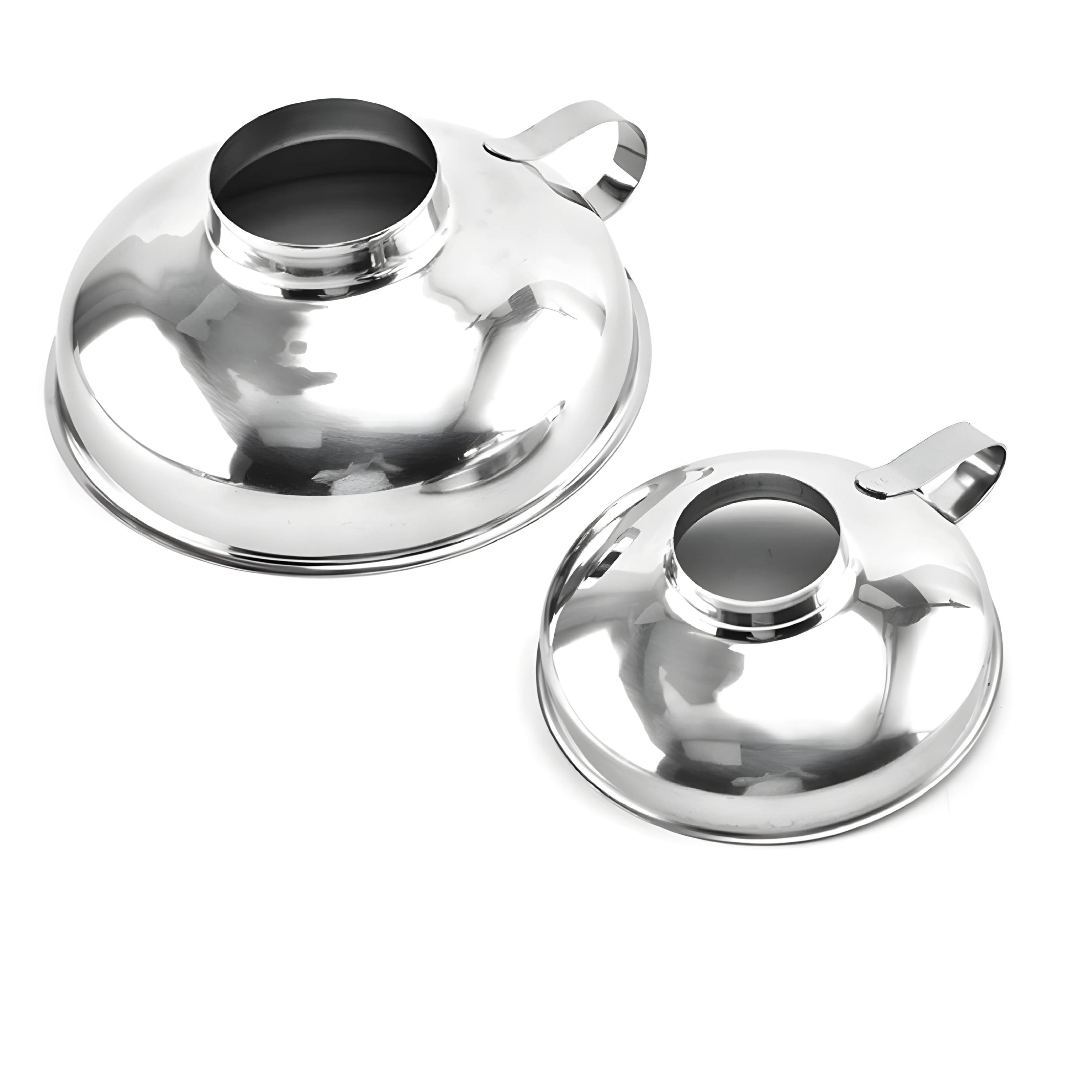 Kitcheniva - Stainless Steel Wide Mouth Canning Funnel 2 Pack - Silver price history on PriceWatchPro