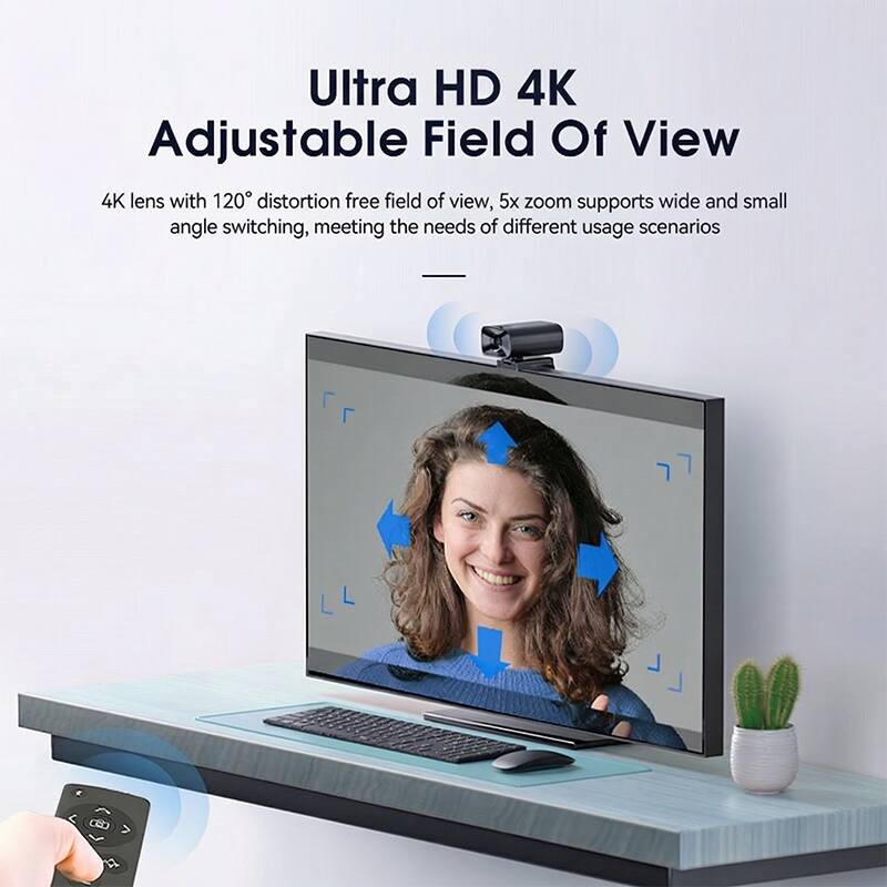 Ultra HD 4K Adjustable Field Of View

4K lens with 120° distortion free field of view, 5x zoom supports wide and small angle switching, meeting the needs of different usage scenarios