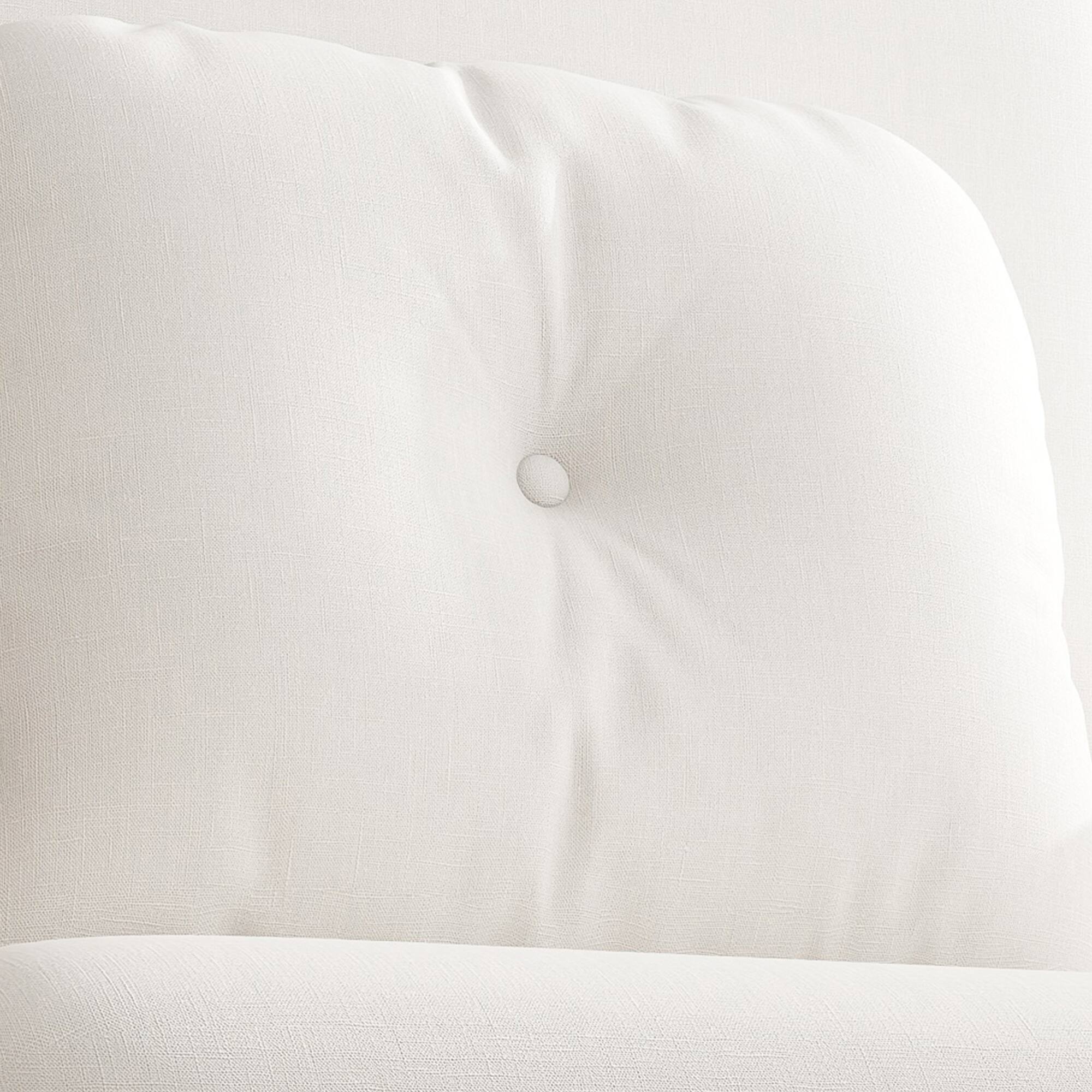 Alt View 1. GOODSILO - Convertible Sofa Bed with Adjustable Backrest and Storage - Space-Saving Sleeper Solution for Compact Living Spaces - White.