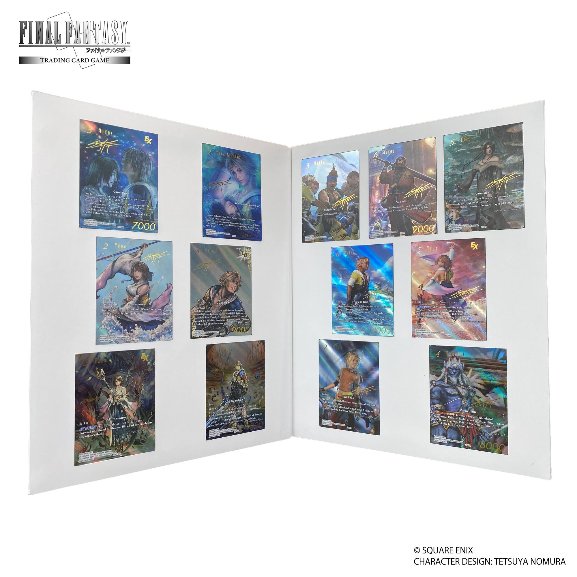 FINAL FANTASY TRADING CARD GAME

EX The Every Comparty SANA TV Total: 7000 2 in Vidas 2 8000 Folia and Ovendion This 9000 HR Dorn Inn 100% Ex Salare TO F 9000 Trui Saunwineres Ant. Super! del DA de Pigh Kommant

by Views Serving ------ Grain 100 8000

© SQUARE ENIX CHARACTER DESIGN: TETSUYA NOMURA