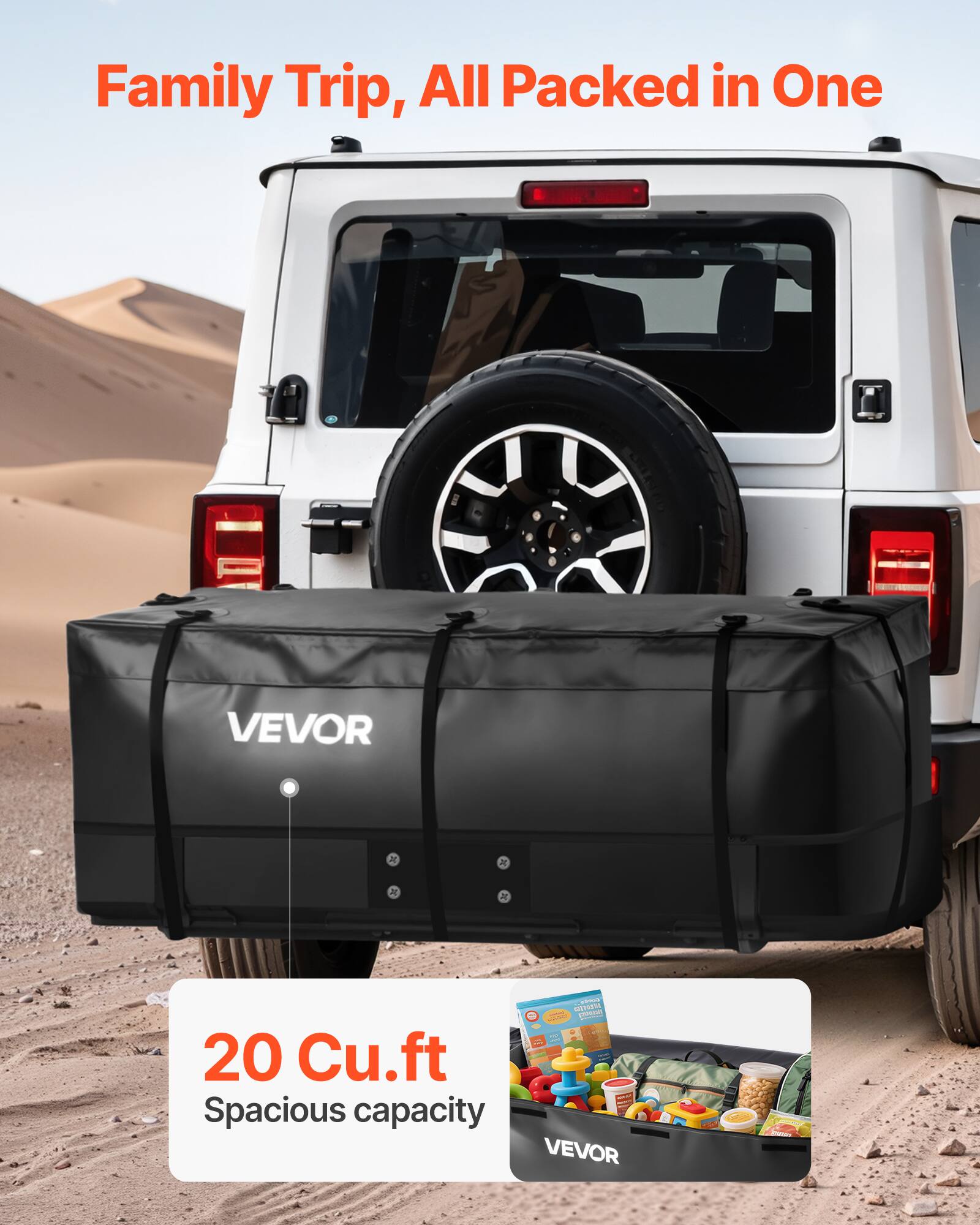 Family Trip, All Packed in One

VEVOR

20 Cu.ft
Spacious capacity