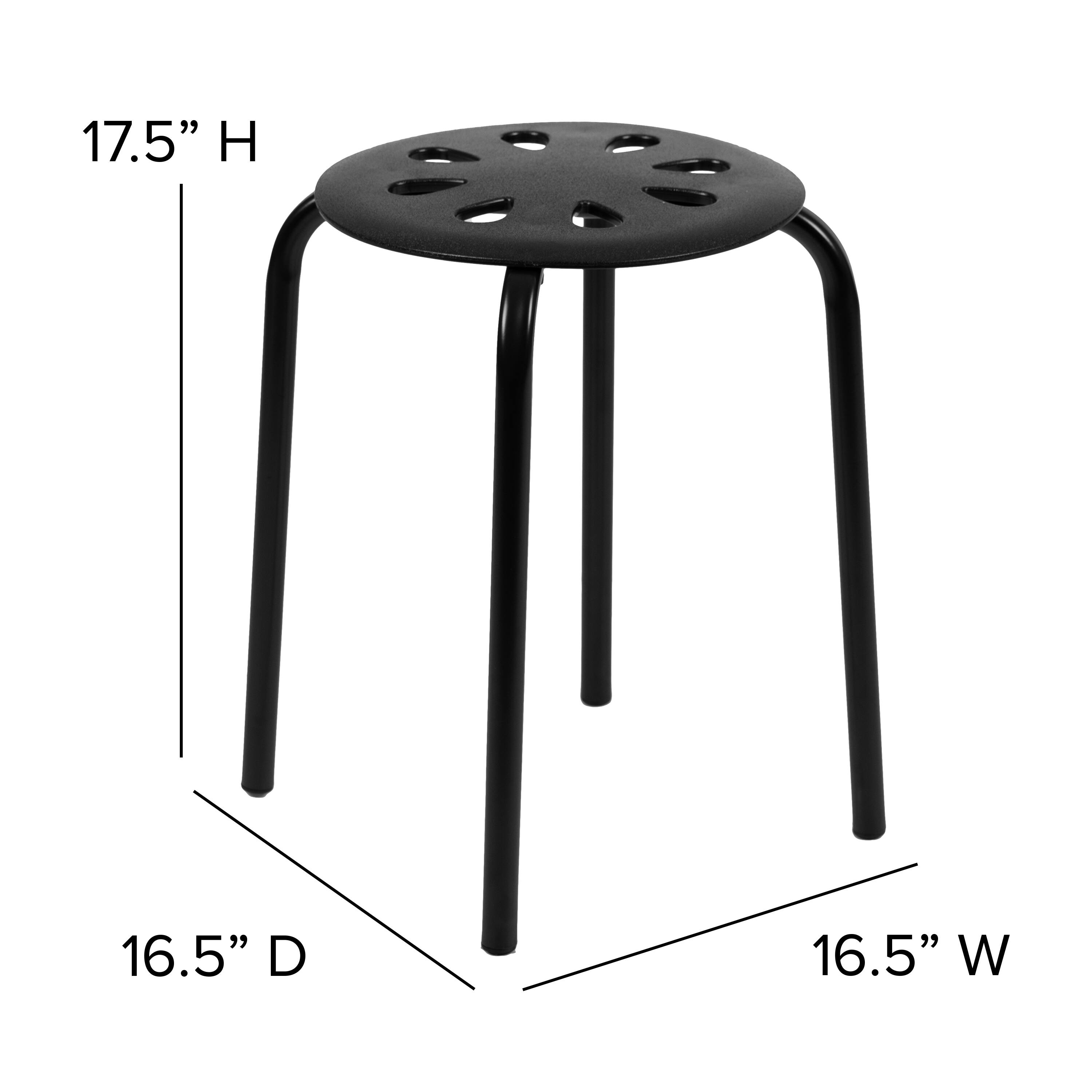 17.5" H  
16.5" D  
16.5" W
