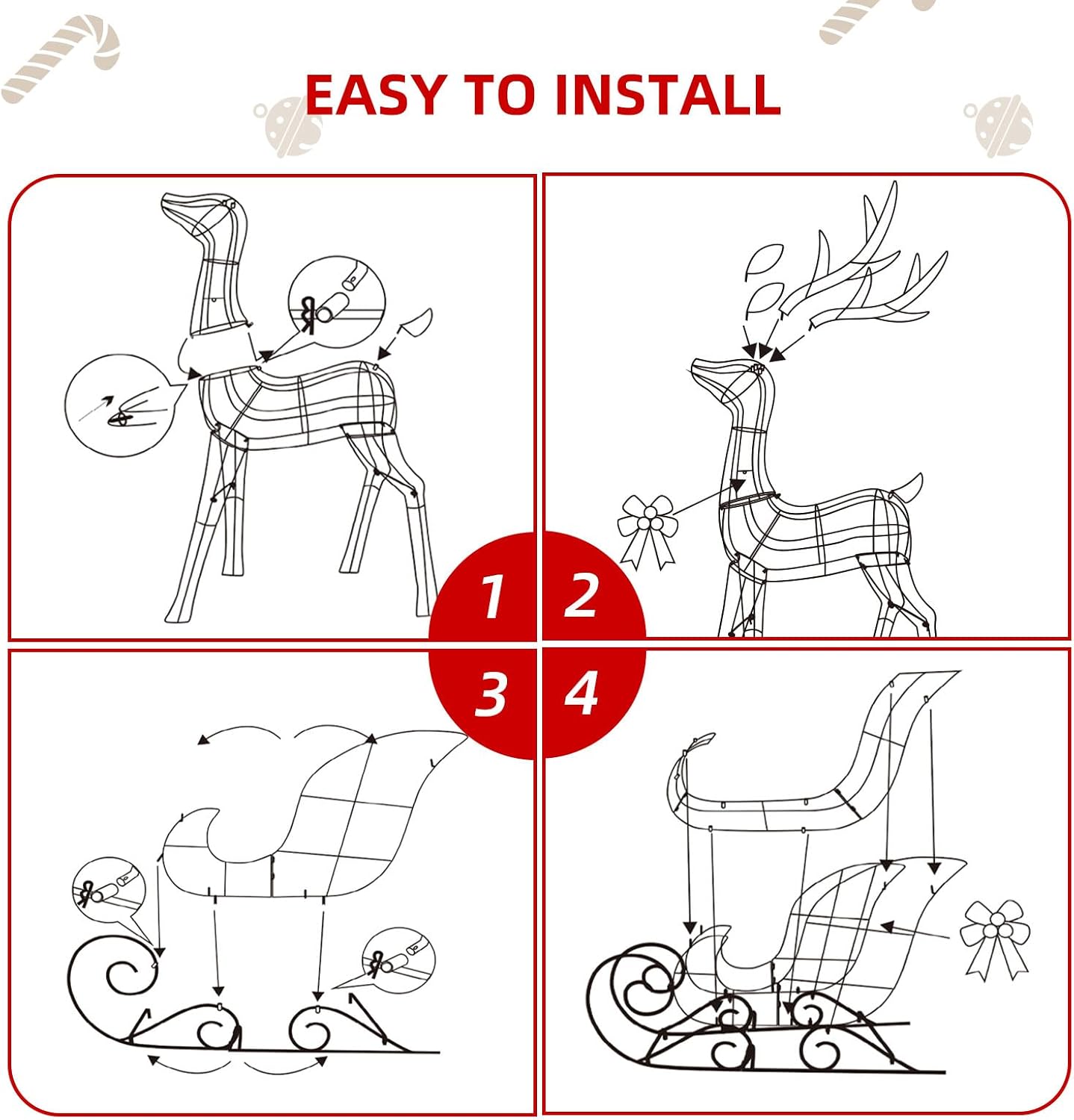 EASY TO INSTALL

1
2
3
4