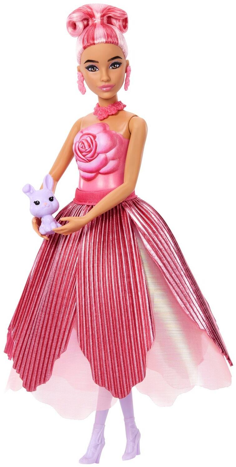 Alt View 2. Mattel - Barbie Petal Pop Doll & Bunny, Red   - COLLECTIBLES - Multicolor.