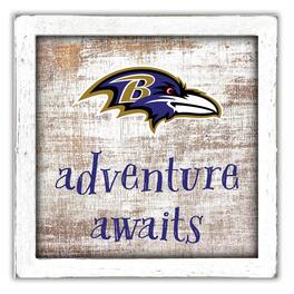 Fan Creations - Baltimore Ravens 14'' x 13'' Adventure Awaits Money Box - Multicolor