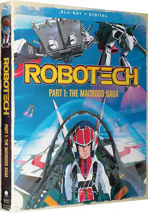 Front. Robotech: Part 1 (The Macross Saga) - BLU-RAY.