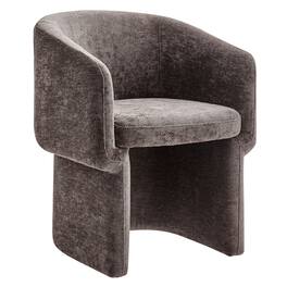 Verity Barrel Back Chenille Dining Armchair by Modway - Brown