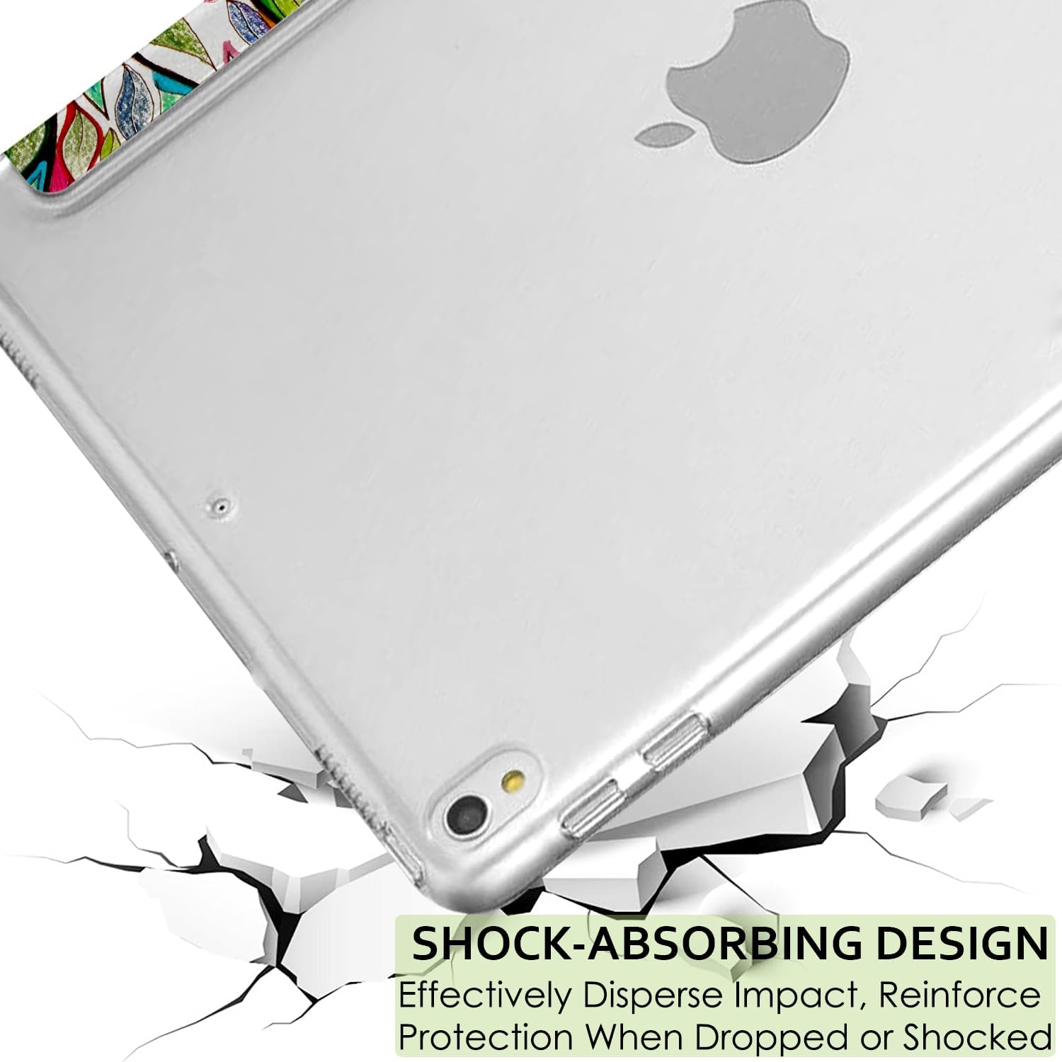 SHOCK-ABSORBING DESIGN  
Effectively Disperse Impact, Reinforce Protection When Dropped or Shocked
