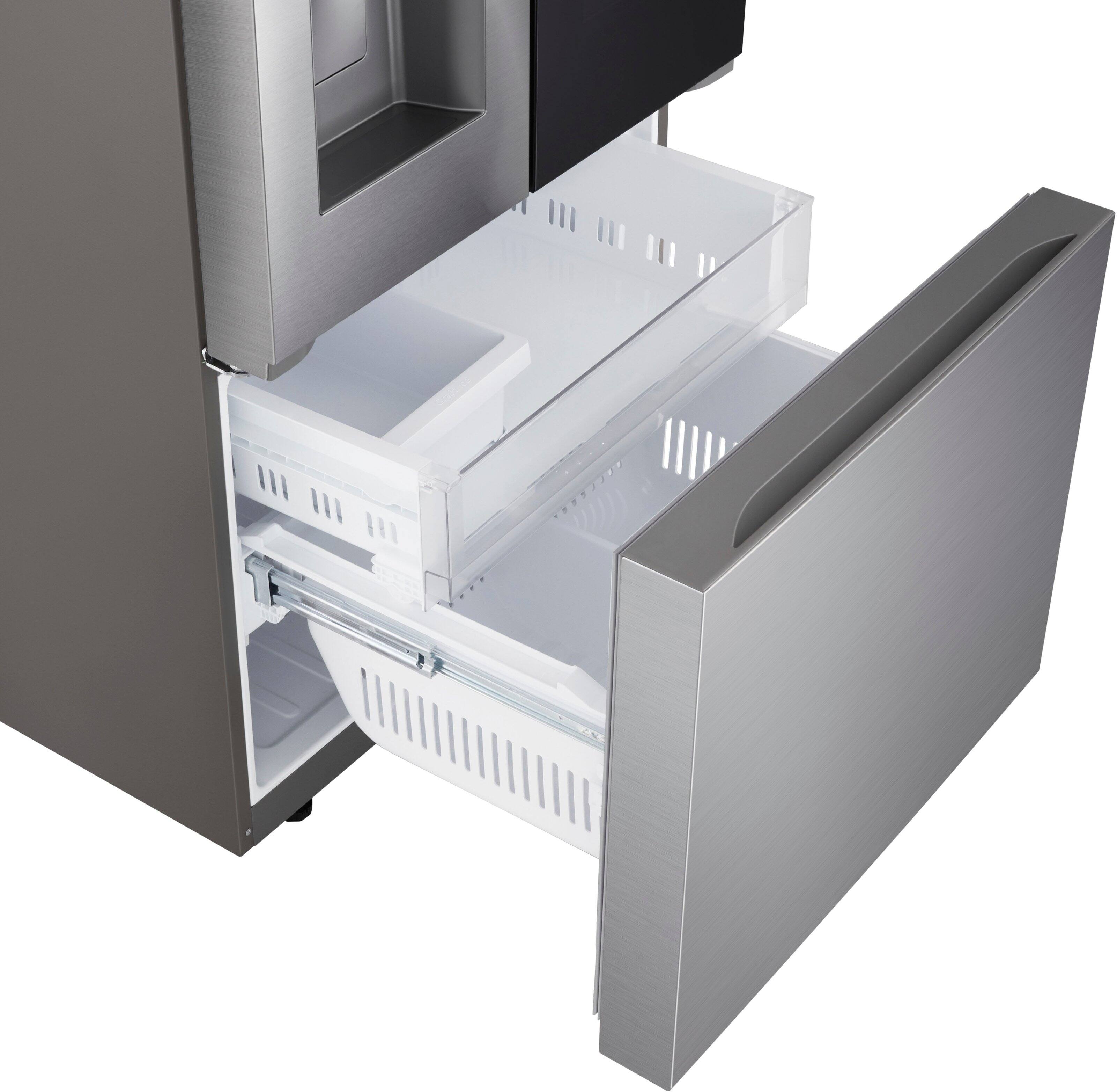 Alt View 17. LG - 24.5 Cu. Ft. French Door Standard-Depth MAX Smart Refrigerator with Dual Ice Maker with Craft Ice - PrintProof Stainless Steel.