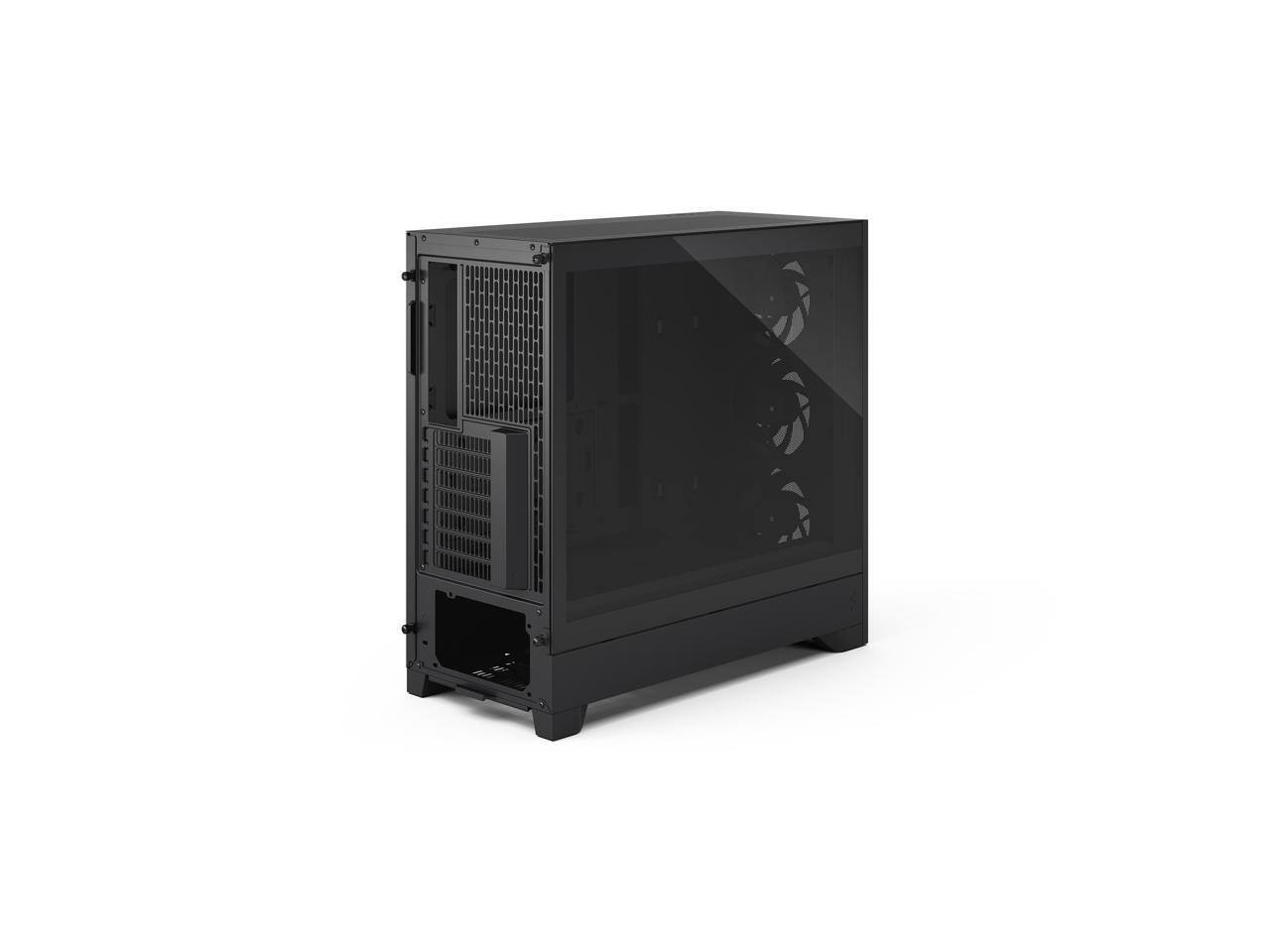 Alt View 3. Fractal Design - Fractal Design Pop 2 Air Black - Tempered Glass - Mesh Front - 3x 120mm Fans - Spacious ATX/mATX/ITX Case - Black.