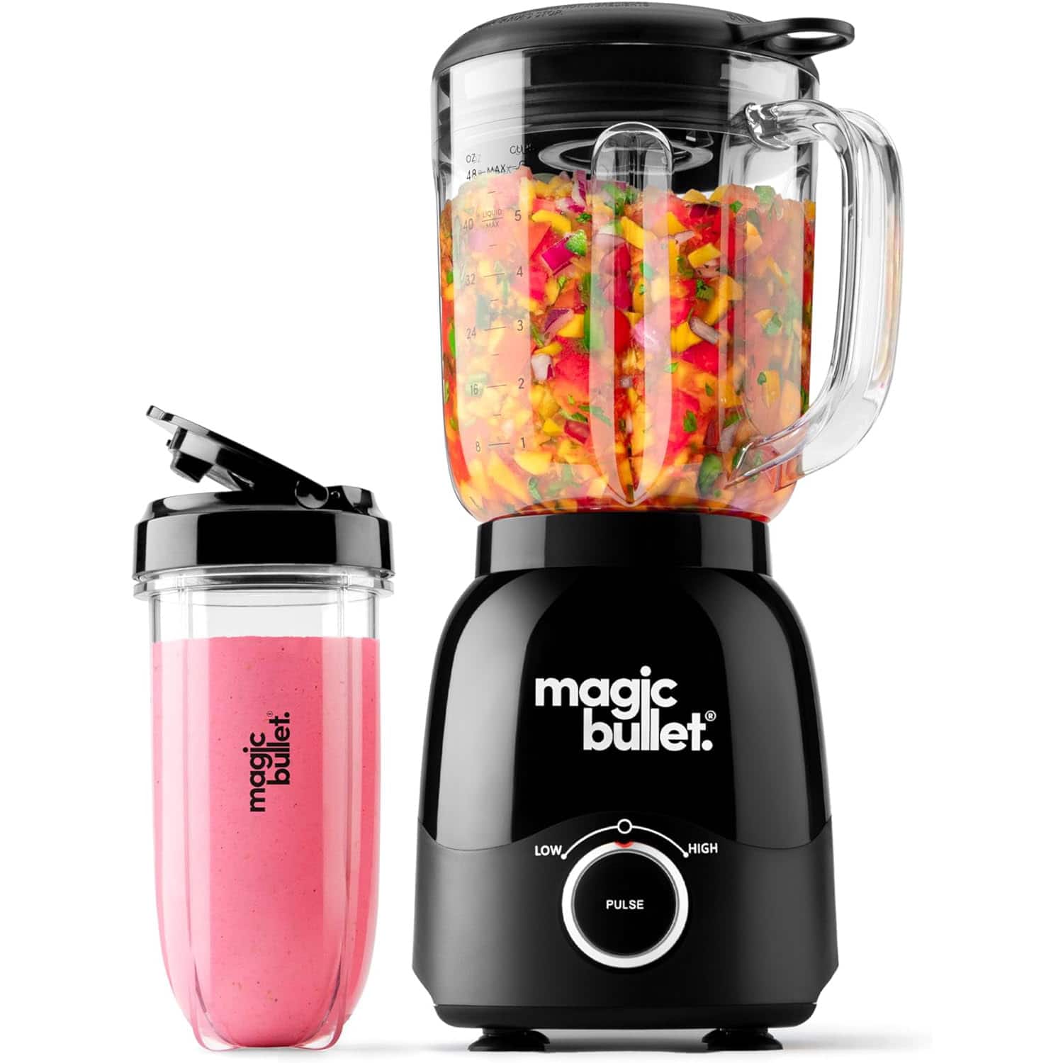Magic Bullet - Full Size Blender Combo 48-oz - Matte Black