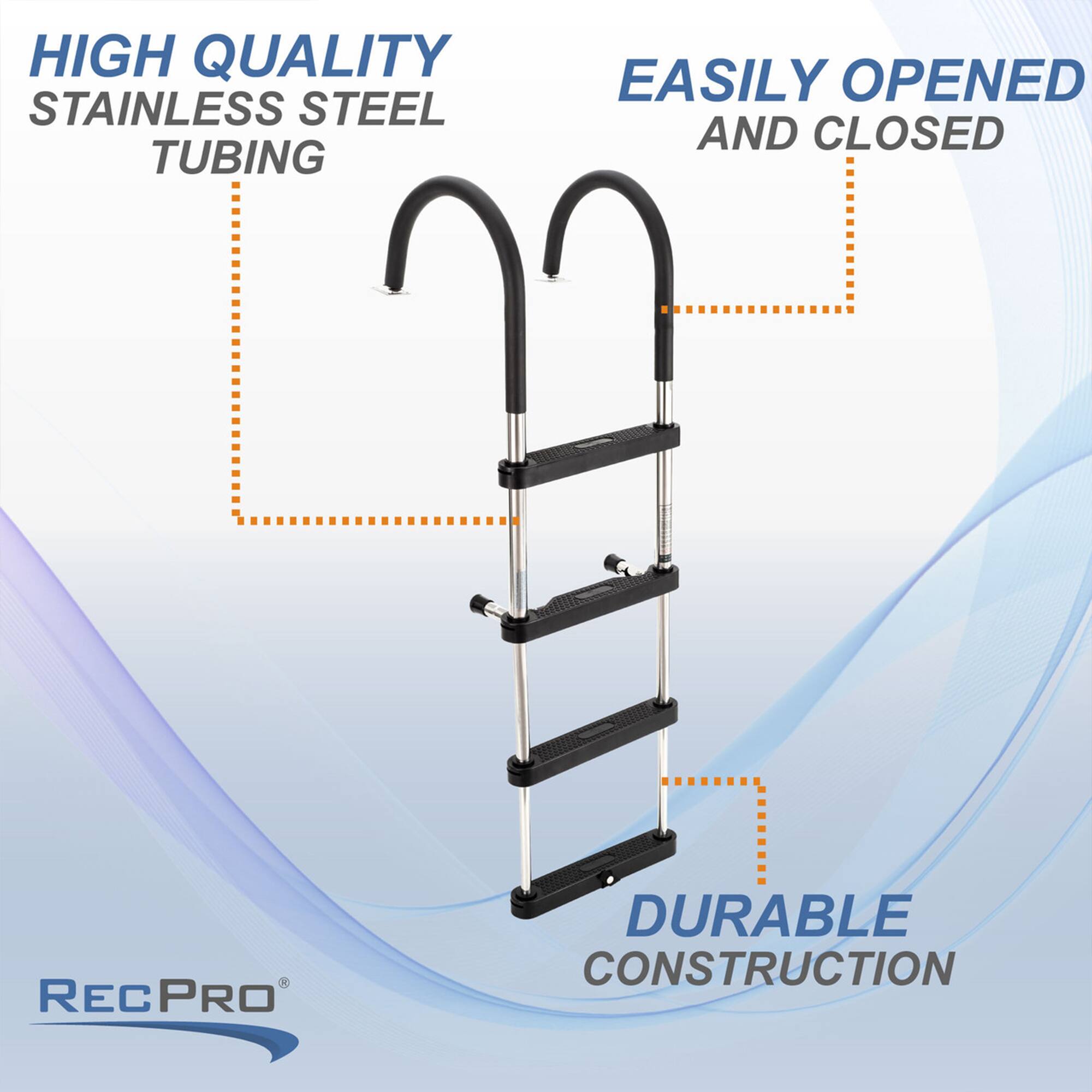 HIGH QUALITY STAINLESS STEEL TUBING  
EASILY OPENED AND CLOSED  
DURABLE CONSTRUCTION