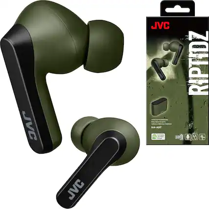 JVC
RIPTIDZ
WIRELESS HEADPHONES
EQUIPEMENT SANS FIL
HA-A9T
30h
Eco-Friendly Packaging