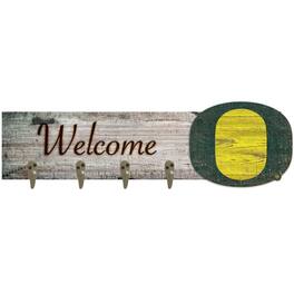 Fan Creations - Oregon Ducks 24" x 6" Mounted Coat Hanger - Multicolor