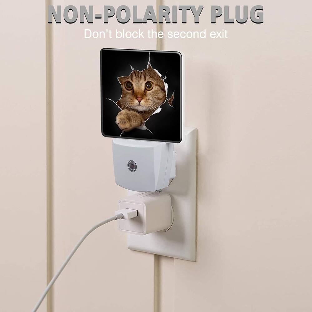 NON-POLARITY PLUG  
Don't block the second exit