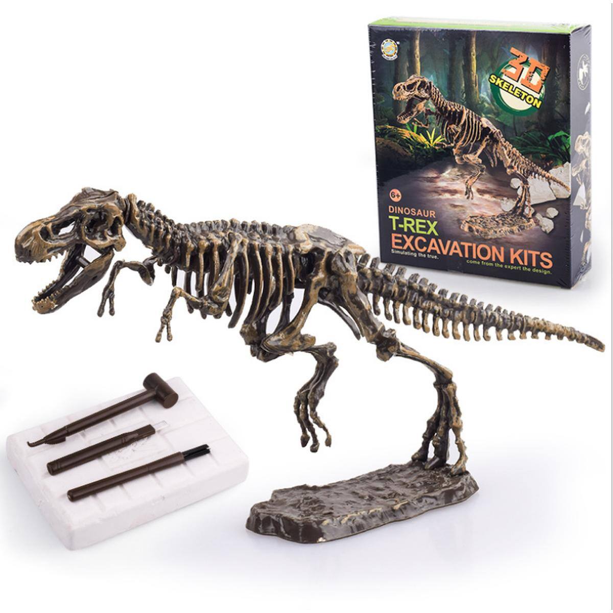 3D SKELETON  
DINOSAUR T-REX EXCAVATION KITS  
Simulating the tree cm  
come from the expert design.