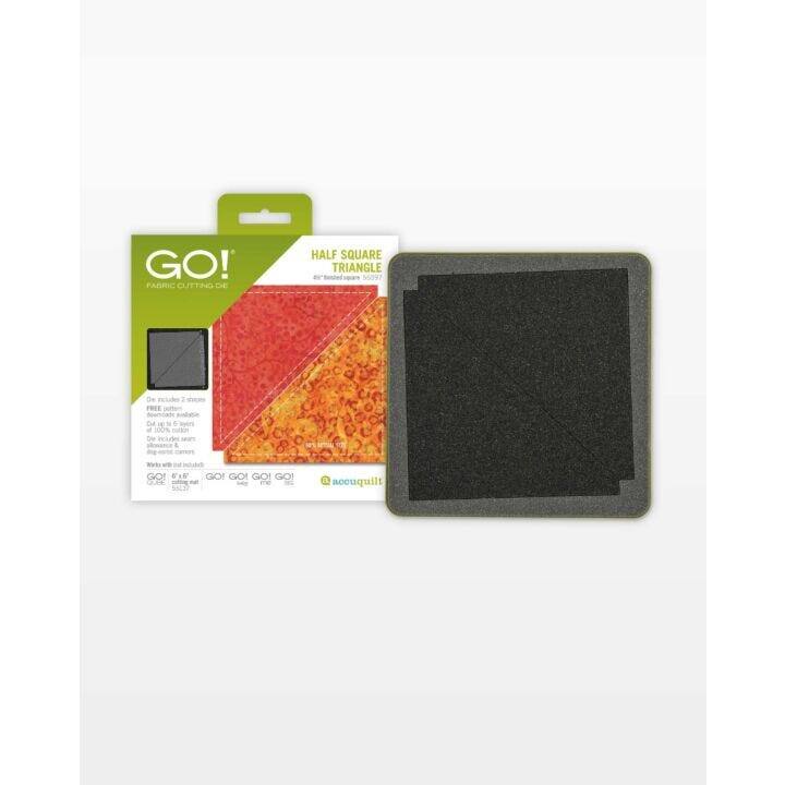 GO! FABRIC CUTTING DE HALF SQUARE TRIANGLE 56097 te acle. FREE -a Da 5 aon a 200% Hllun De Inciute powancs a Riks wS o GO E FIN GOI GO GO GOI OLOC - me accuquilt
