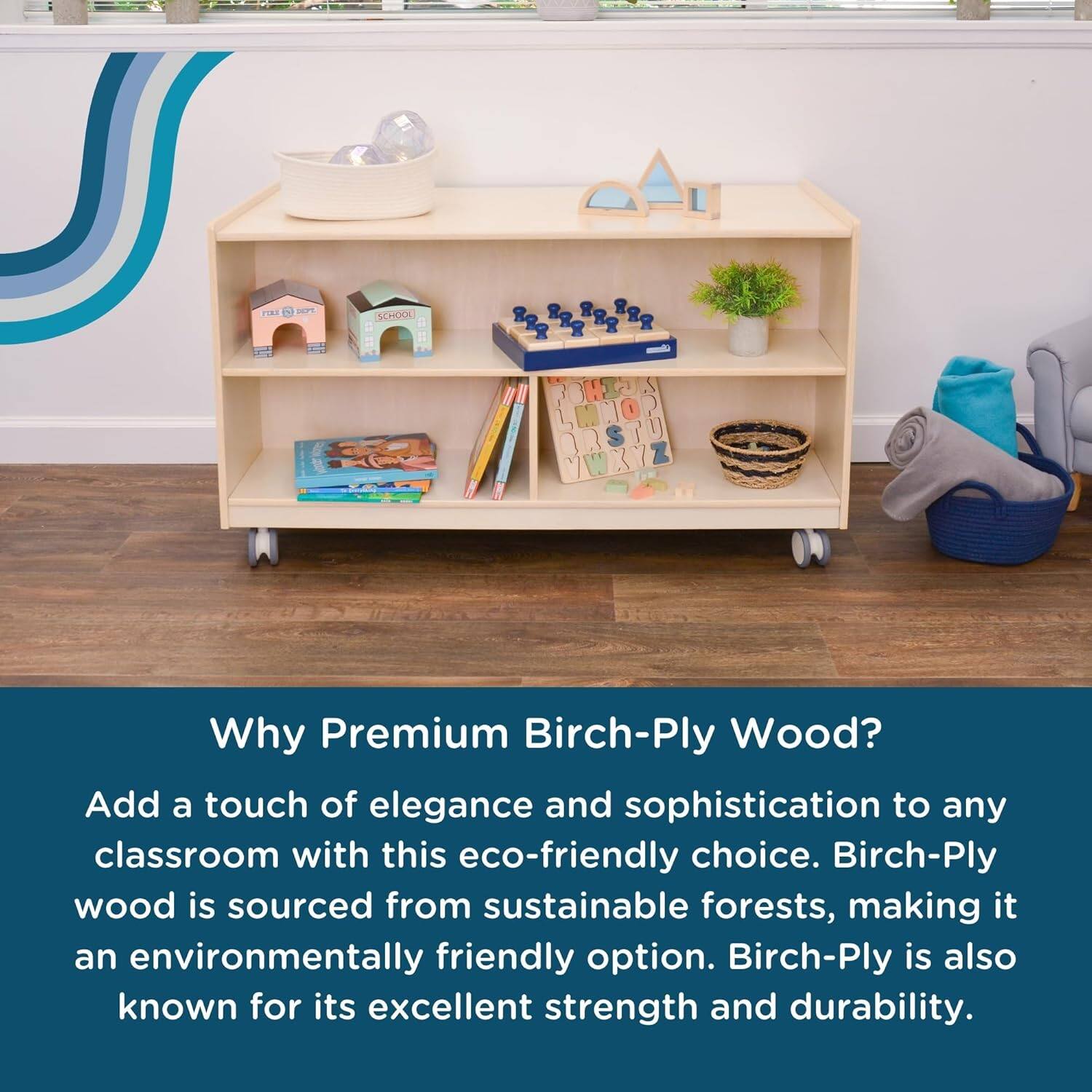 Why Premium Birch-Ply Wood?

Add a touch of elegance and sophistication to any classroom with this eco-friendly choice. Birch-Ply wood is sourced from sustainable forests, making it an environmentally friendly option. Birch-Ply is also known for its excellent strength and durability.
