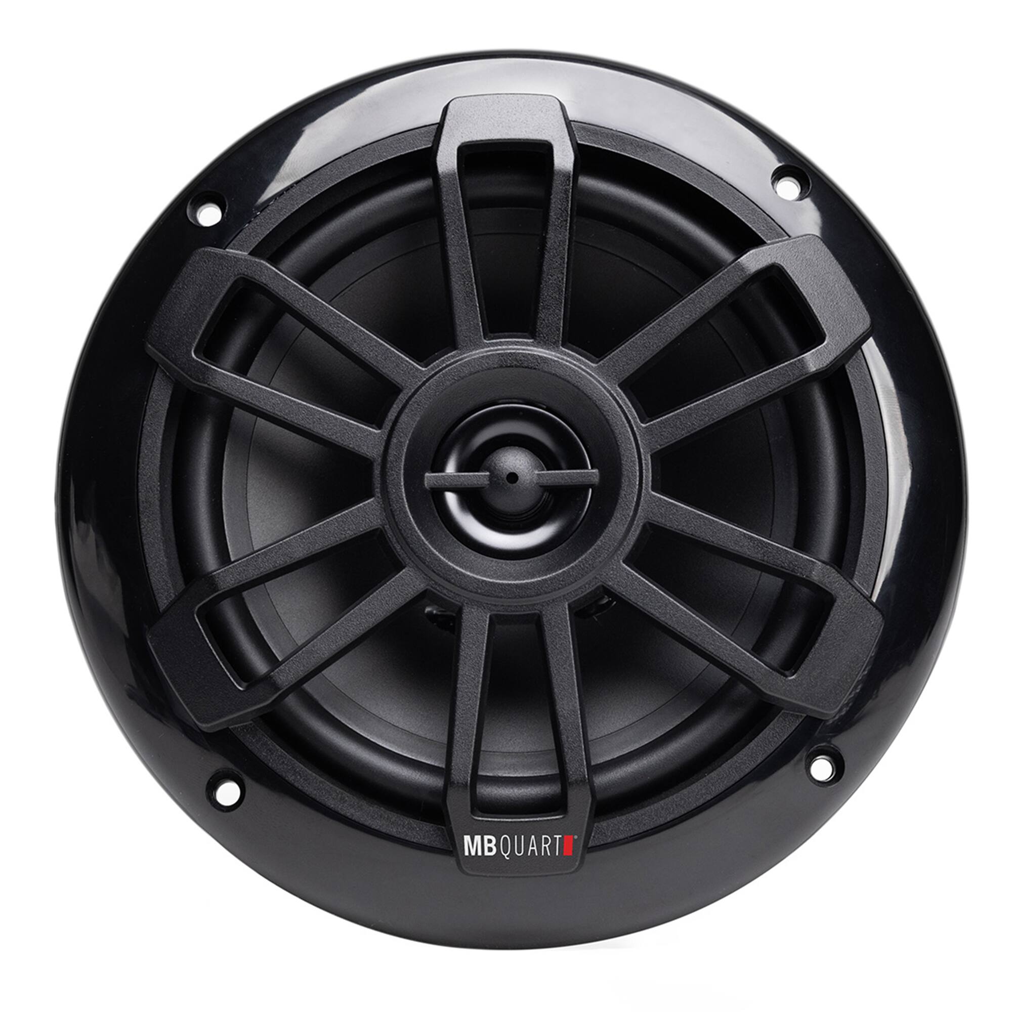 Alt View 1. MB Quart - MB Quart NF1-116B Nautic Series Marine Coaxial Speakers, 2 Pair, 6.5 Inch, Black - Black.