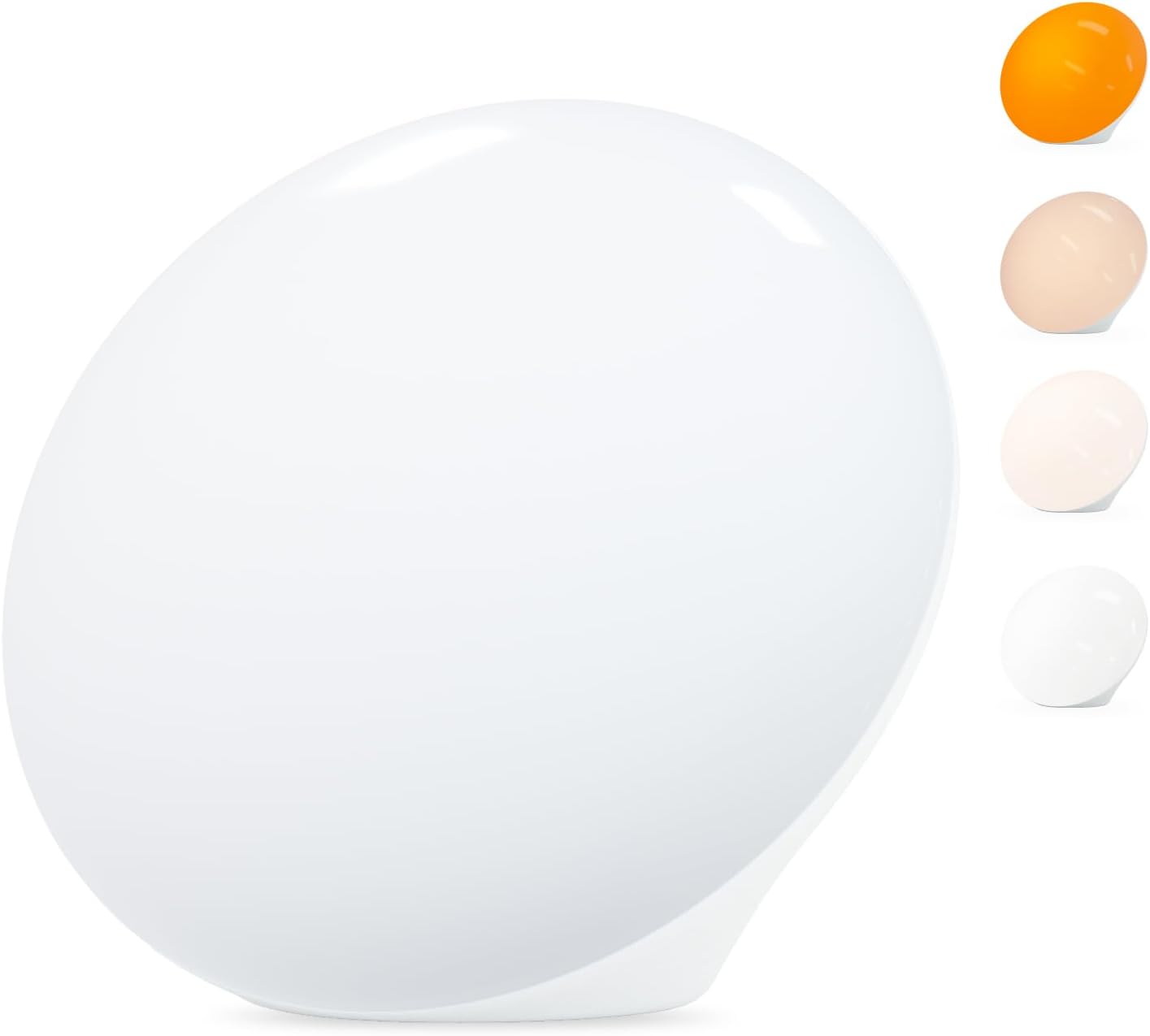 Front. Cozy Serene - Lamp light Touch Adjustable LED Sunlight with Color Temperatures Brightness Timer Control Daylight Memory - A-White.