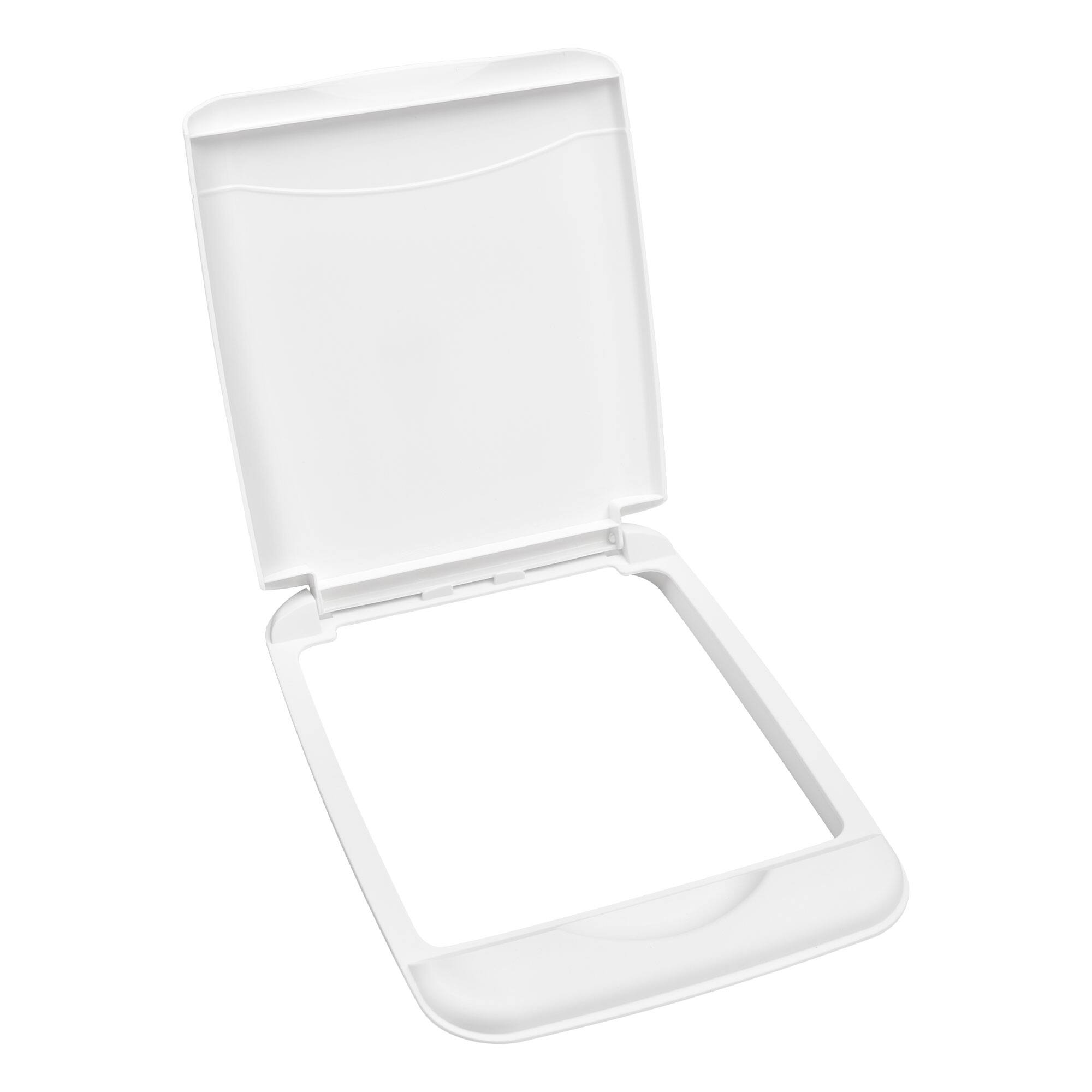 Front. Rev-A-Shelf - Rev-A-Shelf 35 qt. Trash Can Replacement Lid, White (Lid Only), RV-35-LID-1 - White.