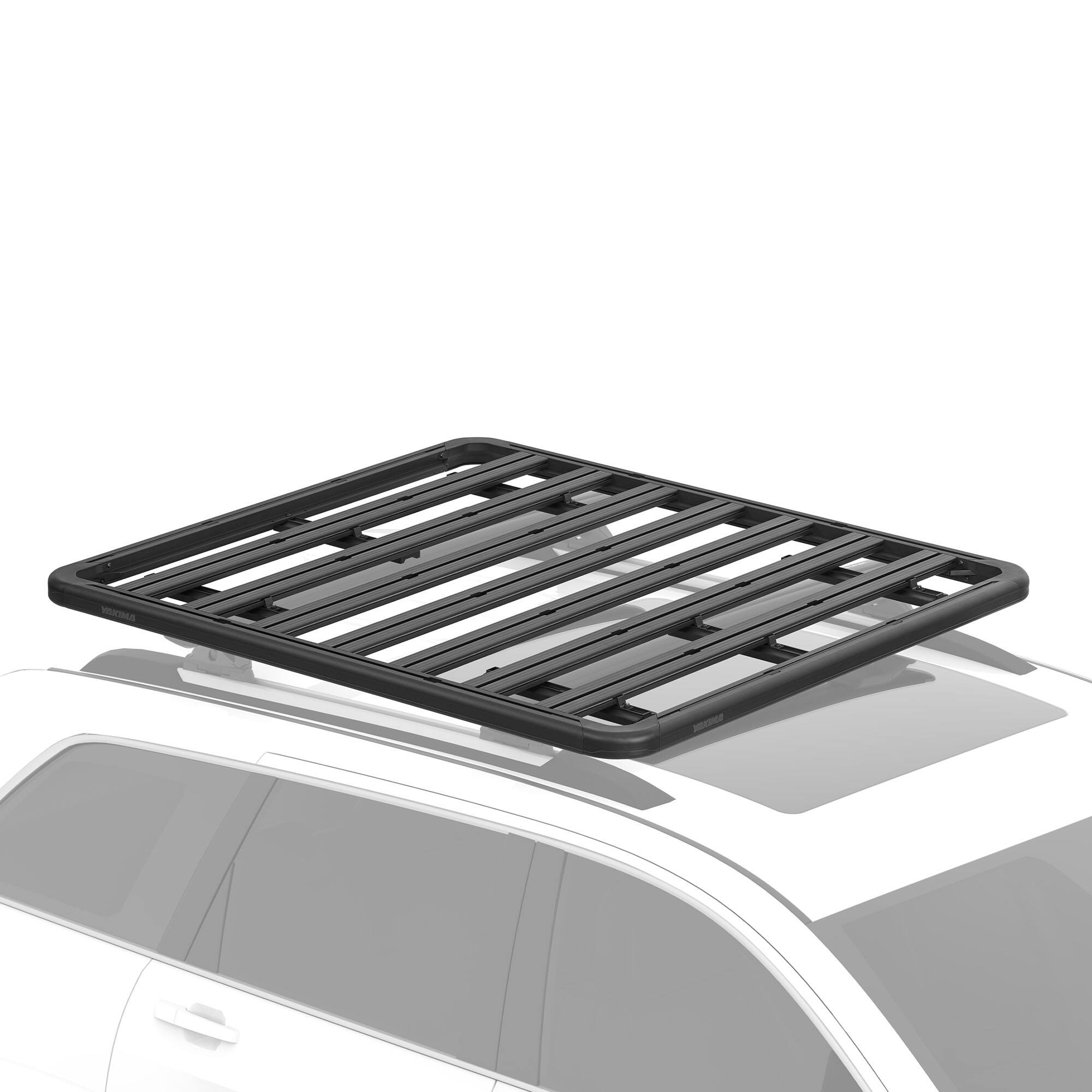 Alt View 1. Yakima - Yakima 76 by 65 Inch LockNLoad 3 Bar System Heavy Duty Roof Rack Platform, Black - Black.