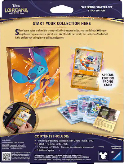 Disney Lorcana Winterspell Collection Starter Set Stitch Edition 11090026 - Best Buy Disney Lorcana Winterspell Collection Starter Set Stitch Edition 11090026 - Best Buy