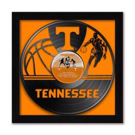 Sporticulture - Tennessee Volunteers Framed 13" x 13" Vinyl Record Art Print - Orange