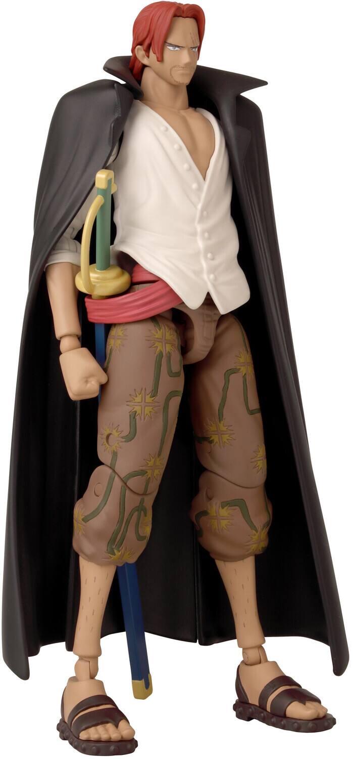 Alt View 3. Bandai - Bandai - One Piece - Anime Heroes - Shanks Action Figure   - Collectibles - Multicolor.
