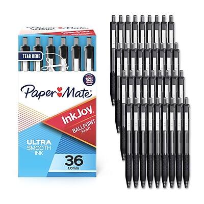 Paper Mate - InkJoy 300RT Retractable Ballpoint Pens, Medium Point, 1.0mm, 36/Pack - Black Ink