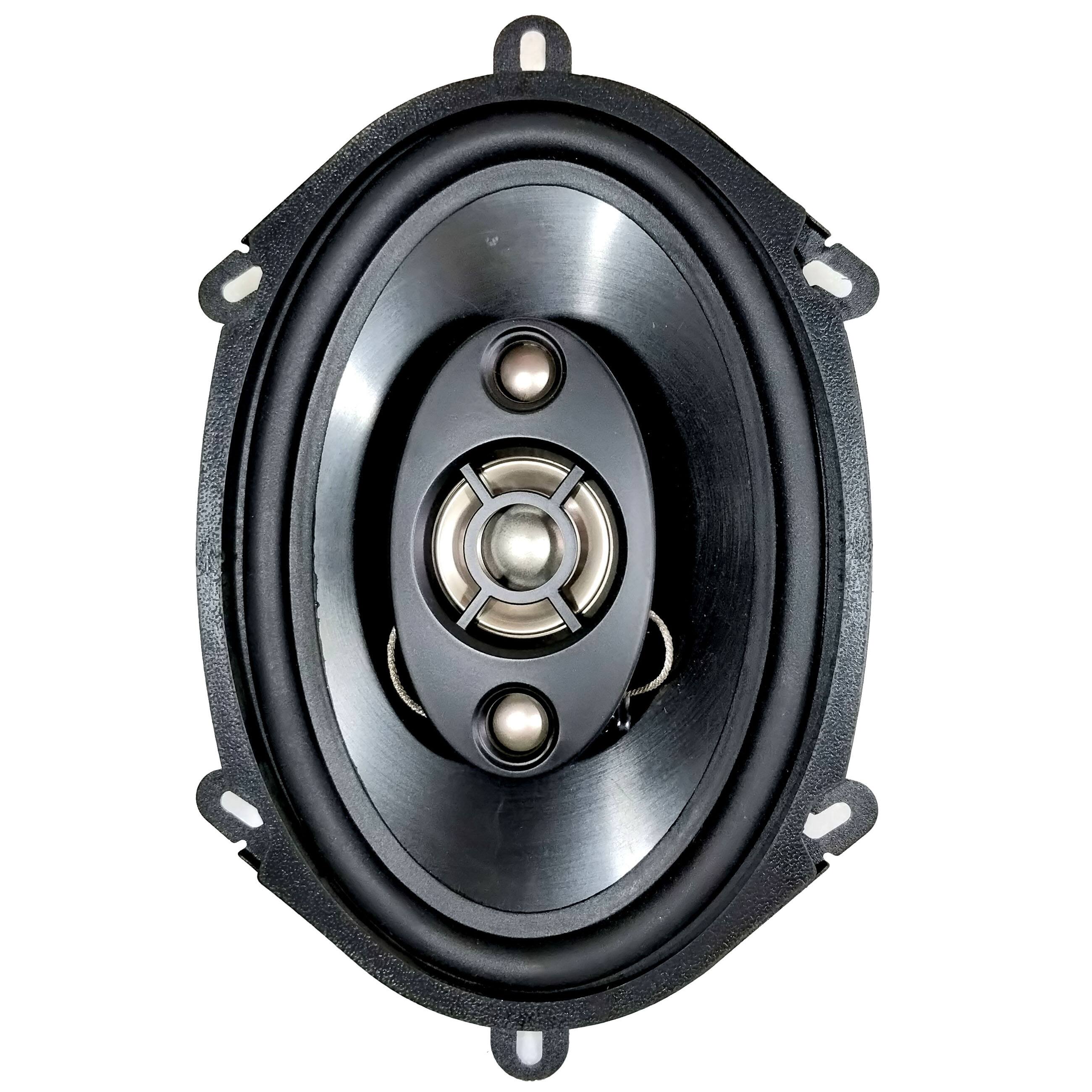 Left. SDX - 5"X7" / 6'x8" 4-Way Car Speaker - Black.