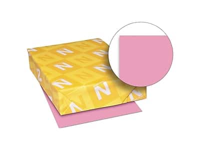Exact Brights - Colored Paper, 20 lbs., 8.5" x 11", 500 Sheets/Ream - Bright Pink
