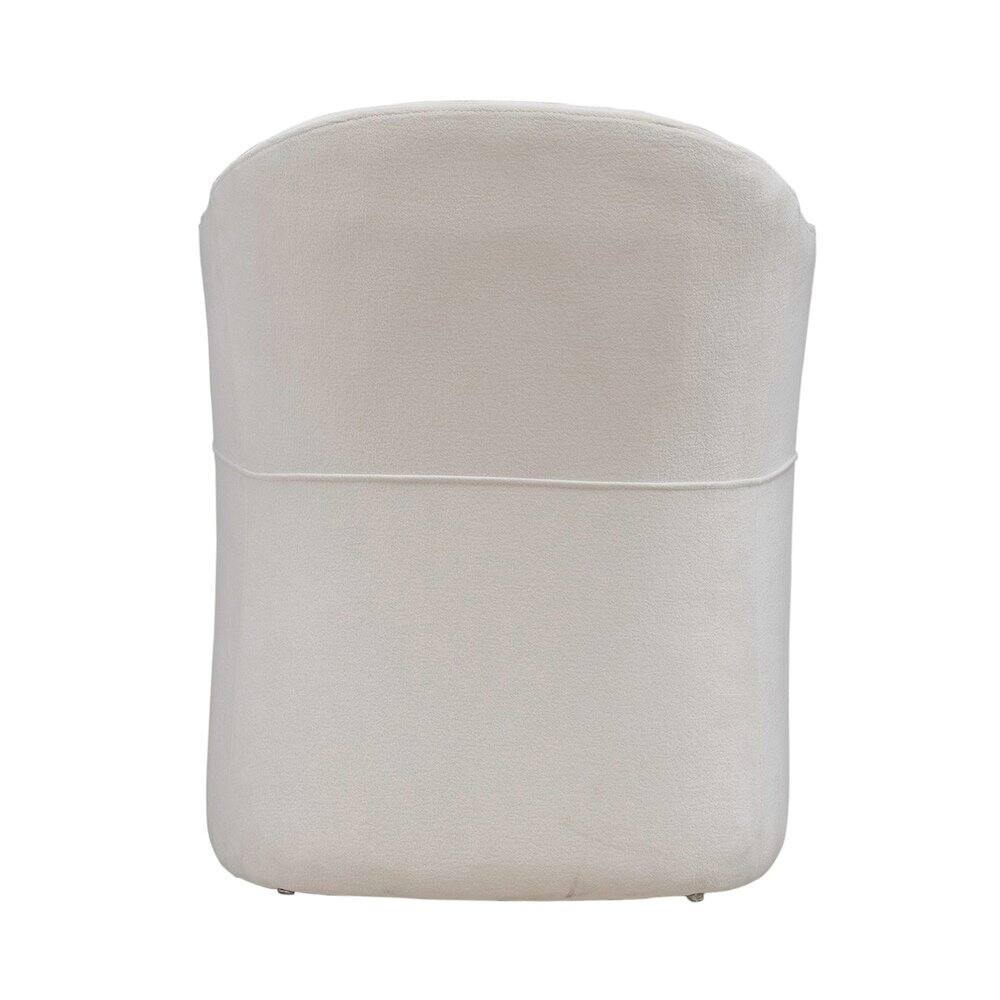 Alt View 3. Liberty Furniture Industries - Accent Dining Chair with Castors - Squared Arm - Ivory Upholstry - White.