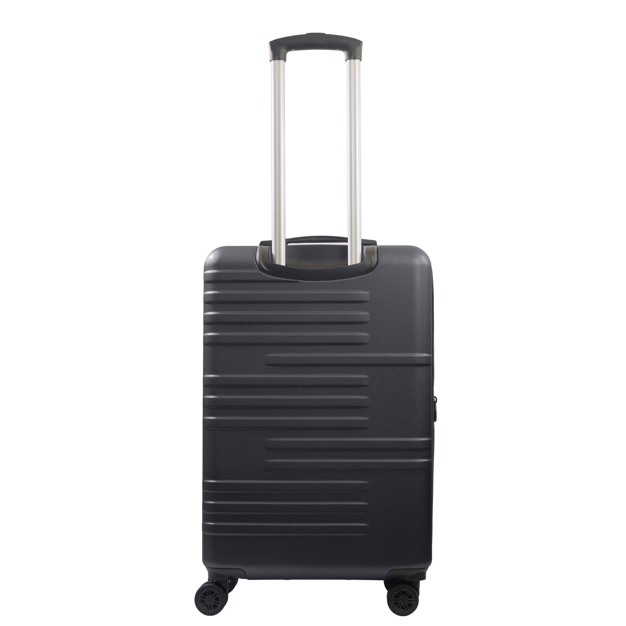 Back. American Dreamliner - 26.5" Hardside Luggage with Expansion - BLACK.