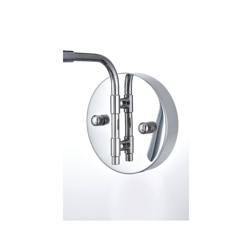 Alt View 2. Living District - Halycon 6 Inch Wall Sconce in Chrome - Chrome.
