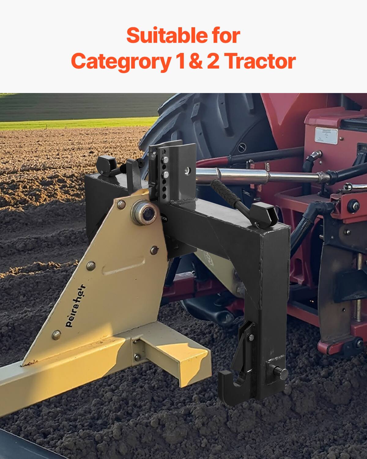 Suitable for Category 1 & 2 Tractor