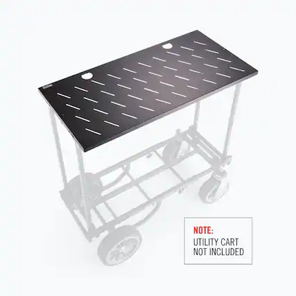 NOTE: UTILITY CART NOT INCLUDED
