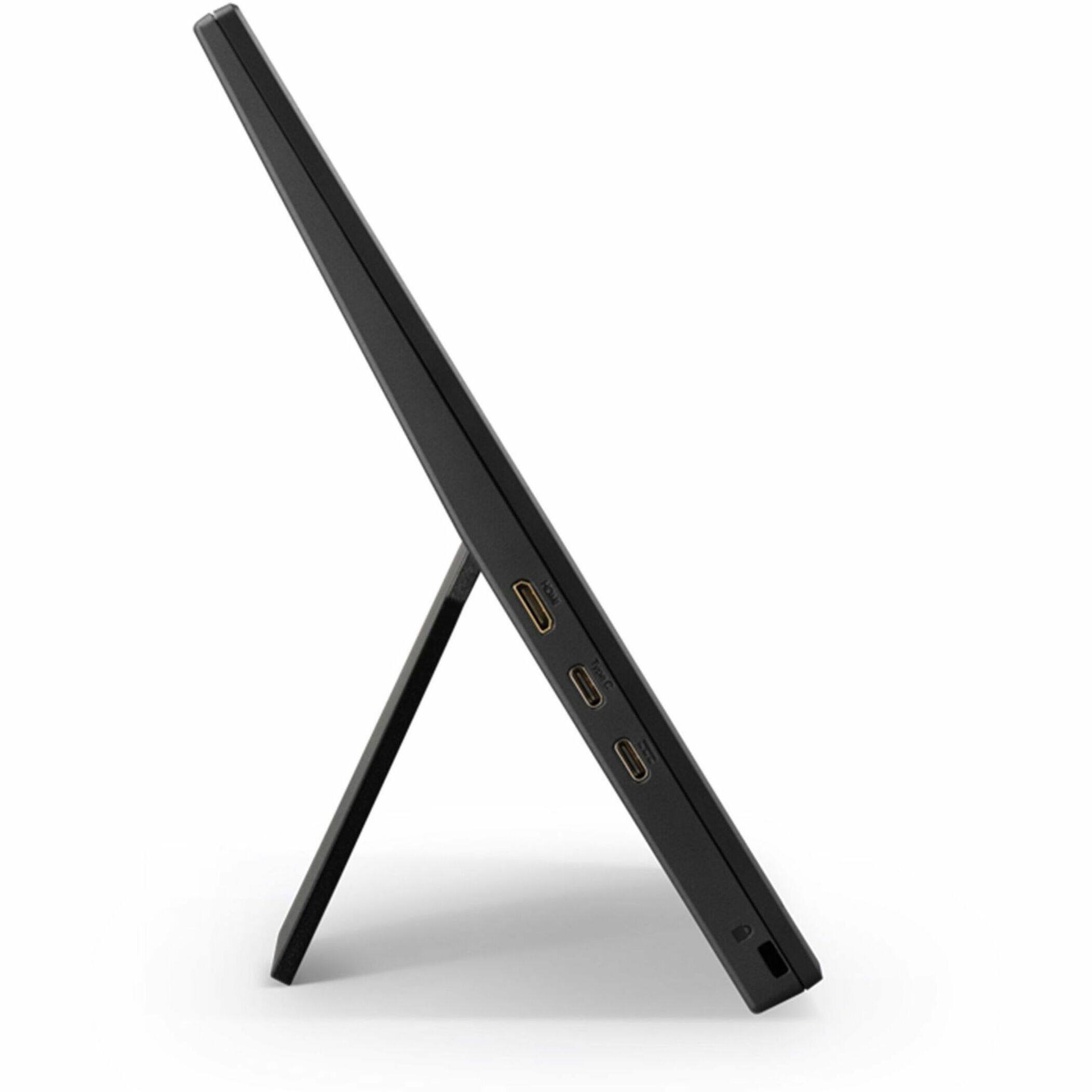 Alt View 13. ViewSonic - VA1653 16" IPS FHD Portable Monitor  (USB-C, Mimi HDMI) - Black.